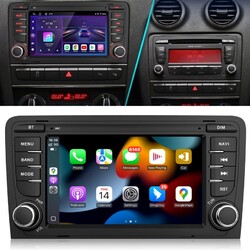 7"Android 13 Autoradio Carplay Für Audi A3 S3 RS3 8P GPS Navi WIFI BT DAB+ 2+64G