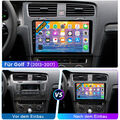 4G+64G Android 13 für VW Golf VII MK7 Carplay Autoradio GPS Navi WiFi DSP 10.1" 