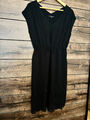 Kleid schwarz Gr. 36 von comma, 100% Viskose