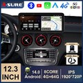 12.3" 8-Core Android 14 Autoradio Navi DAB+ Kam Für Mercedes Benz A Klasse W176