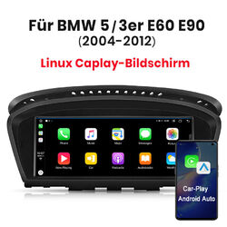 Linux CarPlay Android Autoradio Für BMW 5er 3er CCC E60 E61 E63 E64 E90 E91 GPS