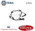 SS21325-12B1 ABS SENSOR DREHZAHLFÜHLER HINTEN DELPHI 2PCS FÜR OPEL ASTRA K