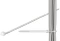 Kabelbinder,wetterfester Nylon,transparent 3,5 mm breit und 30 cm lang 100Stück