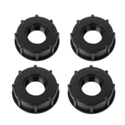 IBC Container Adapter Auslaufhahn Hahn Kugelauslaufhahn Kappe Zubehör 3/4-1-1/2"
