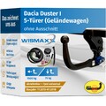 ANHÄNGERKUPPLUNG vert. abnehmbar für Dacia Duster I 13-18 +7polig ESatz ABE