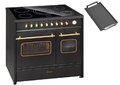 GURARI Elektro Standherd GCH E 912 DF BL r  Range Cooker 90 cm+Grillplatte