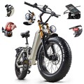 CEAYA Elektrofahrrad 20 Zoll Fat Tyre E-Mountainbike 48V 20Ah Vollfederung eBike
