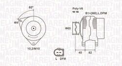 MAGNETI MARELLI Lichtmaschine Generator Lima 063731746010 für VW PASSAT B5 3B3 1