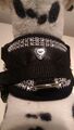 Softgeschirr  Brustgeschirr Hundegeschirr Halsband XS-M Welpen schwarz Glitzer