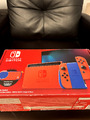 Nintendo Switch V2 Mario Red & Blue Edition mit Tasche und OVP