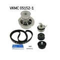 1x Wasserpumpe + Zahnriemensatz SKF VKMC 05152-1 passend für OPEL SAAB