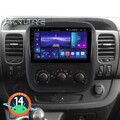 Android 14 2G+64G 9" CarPlay Autoradio GPA NAV Für Opel Vivaro B Renault Trafic