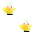  2 Count Aquarium Künstliche Pflanzen Wasserpflanzen Für Faux Coral Decor