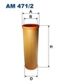 Sekundärluftfilter FILTRON AM 471/2 Filtereinsatz für FE VOLVO PREMIUM RENAULT 2
