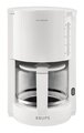 Krups Kaffeemaschine 10 Tassen weiß Glaskanne 1400ml - F30901