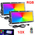 1/2X RGB LED Fluter Außen Strahler Flutlicht Scheinwerfer Gartenlampe Dimmbar