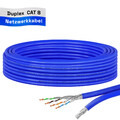 Netzwerkkabel DUPLEX CAT 8.1 Verlegekabel KUPFER AWG22 Dabl Installation Kabel
