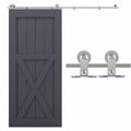 CCJH 1-4m Schiebetürsystem Für Holzschiebetüren Laufschiene Beschlag Set
