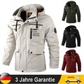 Herren Regenjacke leichter Windbreaker mit Kapuze Wasserdicht Softshell Jacke