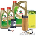 MANN-FILTER ÖLFILTER+7L CASTROL EDGE 5W-30 M +SCHRAUBE+DICHTUNG 31978139