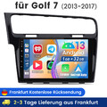 1+32G 10" Android 13 Apple Carplay Autoradio Für VW Golf VII 2013-2017 GPS NAVT