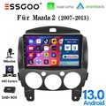 32G Autoradio Android 13 Carplay GPS WiFi DAB+ MIK Kamera Für Mazda 2 2007-2013