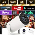 4K UHD Mini Smart Beamer 5G WiFi Heimkino Projektor LED Bluetooth Android HDMI