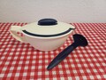 Tupperware * Thermo-Duo * Sauciere * Soßenlöffel * Kelle * indigo weiß