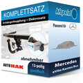 AUTO HAK Anhängekupplung abnehmbar und E-Satz für Mercedes eVito Kasten/Bus 19-