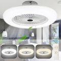 80W Deckenventilator Beleuchtung Timer Leiser Wohn LED Zimmer Schlaf Lüfter