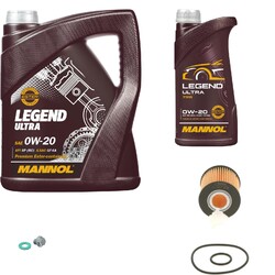 BOSCH Ölfilter 6 L MANNOL 0W-20 Legend Ultra für Toyota RAV 4 IV 2.5 Hybrid
