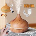 500ML Ultraschall Luftbefeuchter Aroma Diffuser Humidifier 7 LED Licht Diffusor