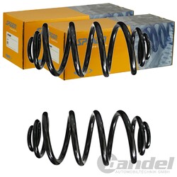 2X SPIDAN FAHRWERKSFEDERN HINTEN PASSEND FÜR OPEL ZAFIRA VAUXHALL ZAFIRA