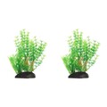  Set of 2 Künstliche Aquariumpflanzen Wassertank -Zubehör Für Aquarien