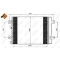 1x Kondensator, Klimaanlage NRF 35947 passend für LADA RENAULT DACIA