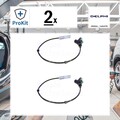 2x ORIGINAL® Delphi Sensor, Raddrehzahl Vorne, Hinten, Links, Rechts für BMW 3