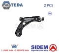53151 LINKS RECHTS QUERLENKER SATZ VORNE NIEDRIGER SIDEM 2PCS NEU OE QUALITÄT