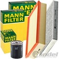 MANN FILTER INSPEKTIONSPAKET passend für VW T5 T6 BUS 2.0 BiTDI TDI 180 PS