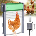 Automatische Hühnerklappe Solar Hühnerstalltür mit Lichtsensor Timer Hühnertür