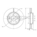 2x Bremsscheibe TOMEX Brakes TX73-31 passend für HYUNDAI KIA