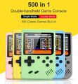 500 in 1 Retro Handheld Videospielkonsole Gameboy Einbaute klassische Spiele Neu