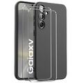 2in1 Glasfolie Display Schutz Hülle für Samsung Galaxy A15 4G 5G Cover Slim Case