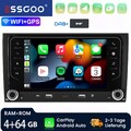 Für Audi A4 8E 8H S4 RS4 B6 B7 SEAT EXEO DAB Autoradio Carplay GPS NAVI RDS 64G