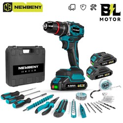 3 in 1 Akkuschrauber Set mit 2 Akkus Ladegerät Schlagbohrschrauber Bohrmaschine