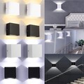 2er Set Cube LED Wandleuchte Würfel Wandlampe COB Wand Leuchte für Außen/Innen