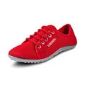 LEGUANO Aktiv Rot Barfußschuhe leichter Sneaker Damen Herren Unisex luftig