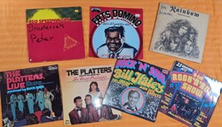 8x Rock n Roll Vinyl LP Schallplatten Sammlung The Platters Fats Domino Rainbow 