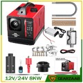 8KW 12V 24V 230V Diesel Auto Heizung Standheizung Luftheizung APP PKW RV LKW