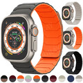 Magnet Armband Ersatz Für Apple Watch 10 9 8 7 6 5 4 SE Ultra 2 49mm Nylon Band