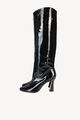 Chelsea Paris Damen Schuhe Stiefel Gr. 37 Schwarz Leder Damenstiefel Boots